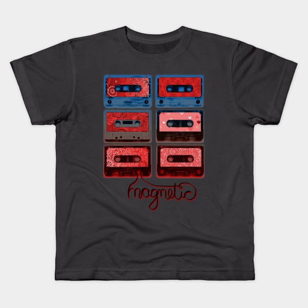 Magnetic Kids T-Shirt by micklyn